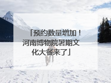 预约数量增加！河南博物院暑期文化大餐来了