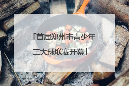 首届郑州市青少年三大球联赛开幕