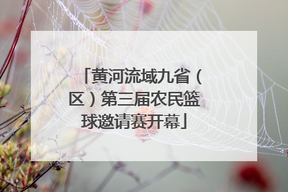 黄河流域九省（区）第三届农民篮球邀请赛开幕