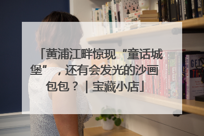 黄浦江畔惊现“童话城堡”，还有会发光的沙画包包？｜宝藏小店