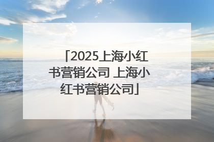 2025上海小红书营销公司 上海小红书营销公司