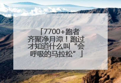7700+跑者齐聚净月潭！跑过才知道什么叫“会呼吸的马拉松”