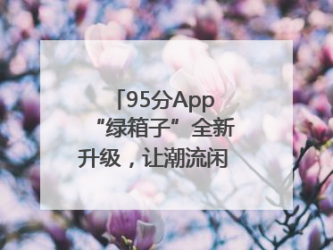 95分App“绿箱子”全新升级，让潮流闲置交易更安心